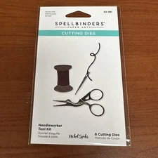 Spellbinders Paper Arts Needleworker Tool Kit Cutting Dies S2-381 6pc Sewing