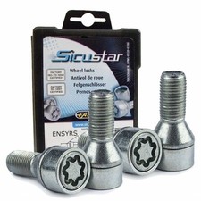 Felgenschloss Kegelbund 60° M14x1,5 43mm für Alfa Romeo 159 Sportwagon Brera Spi