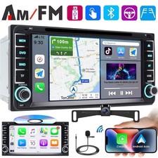 7 Car Stereo Bluetooth Radio Android Apple Carplay Gps Cd Dvd Player For Toyota