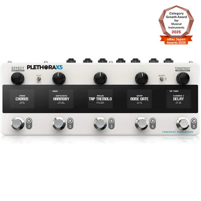 TC Electronic PLETHORA X5 TonePrint Multi-Effekt Pedalboard MASH Bluetooth