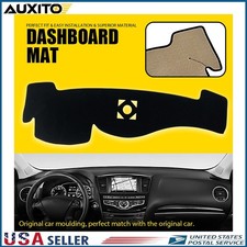 Black Dashboard Dash Cover Mat Non-slip For Infiniti G25 G35 G37 Q60 2014-2015