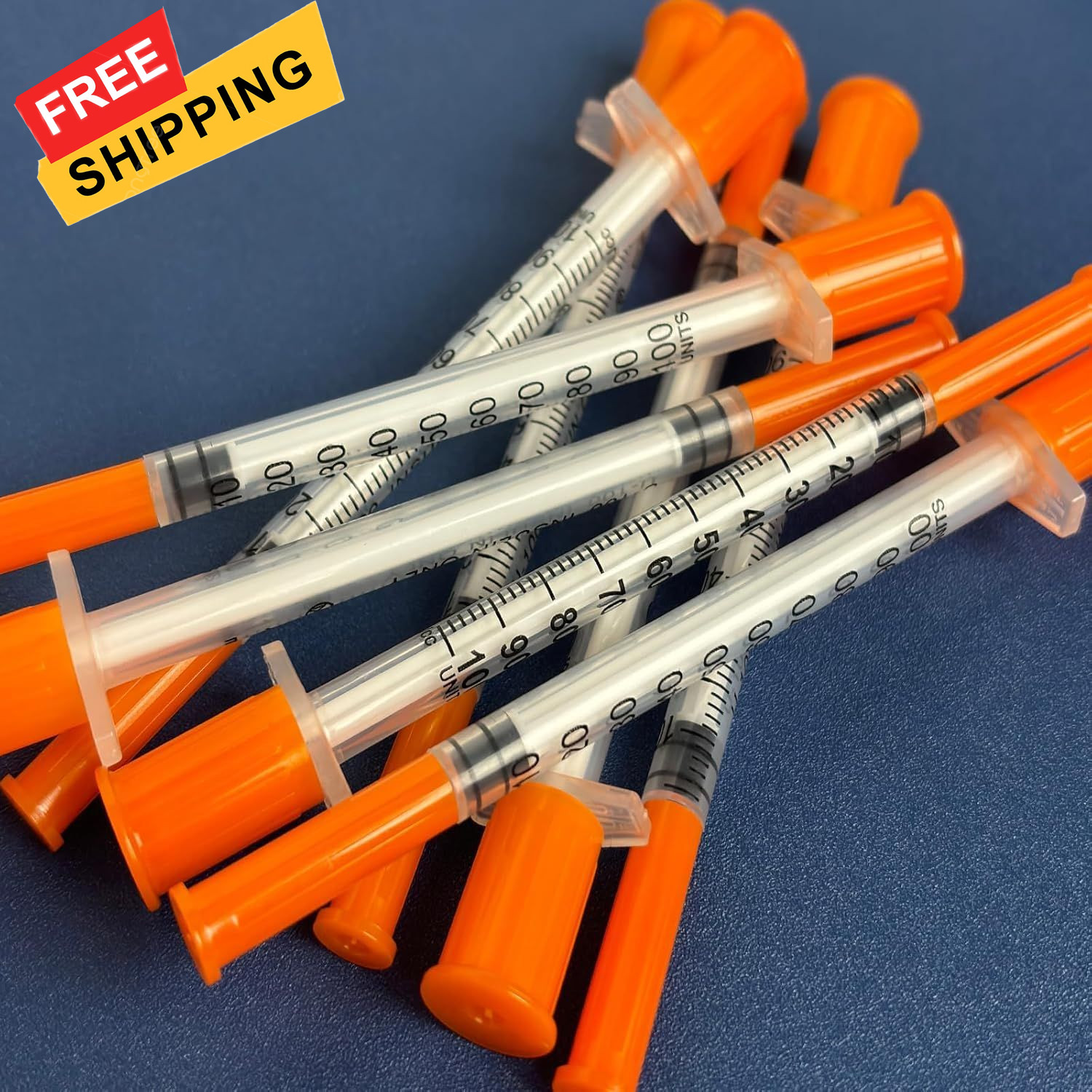 U-100 0.5cc/ml Syringes 31G 5/16 inch(8mm) needles 0.5mL 31Ga 5/16in 