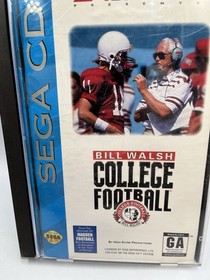 Bill Walsh College Football (Sega CD, 1993) Complete CIB