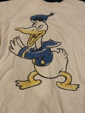 Vintage 90  s Donald Duck Classic Donald Disney Short Sleeve Shirt Men  s XL
