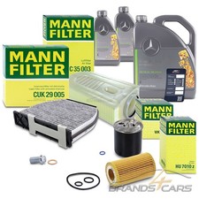 MANN-FILTER INSPEKTIONSPAKET SET B + MOTORÖL...