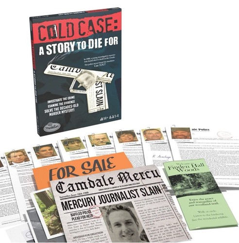 NEW ThinkFun Cold Case: A Story to Die For - Interactive Murder Mystery Game - Picture 3 of 7