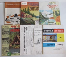 Lot Mid Century Homes House Plan Books Garlinghouse Potlatch Forest Vacation