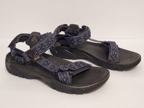 TEVA Men's Size 10 Terra Fi 5 Universal Sport Hiking Outdoor Madang Blue Sandals