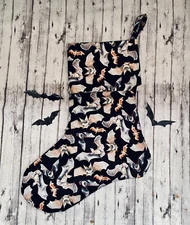 Gothic Bat Creatures Of The Night Christmas Stocking