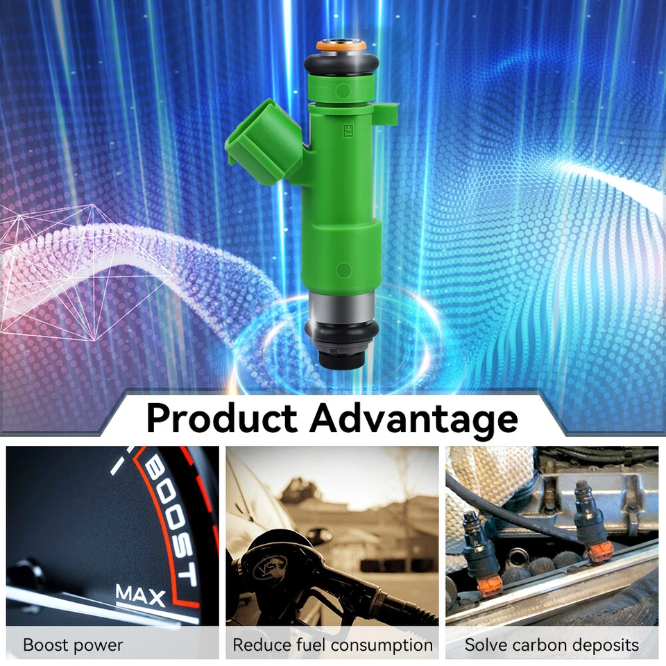 6 Fuel Injectors For INFINITI G35 for Nissan Maxima Murano Pathfinder Quest 3.5L - Image 4 of 4