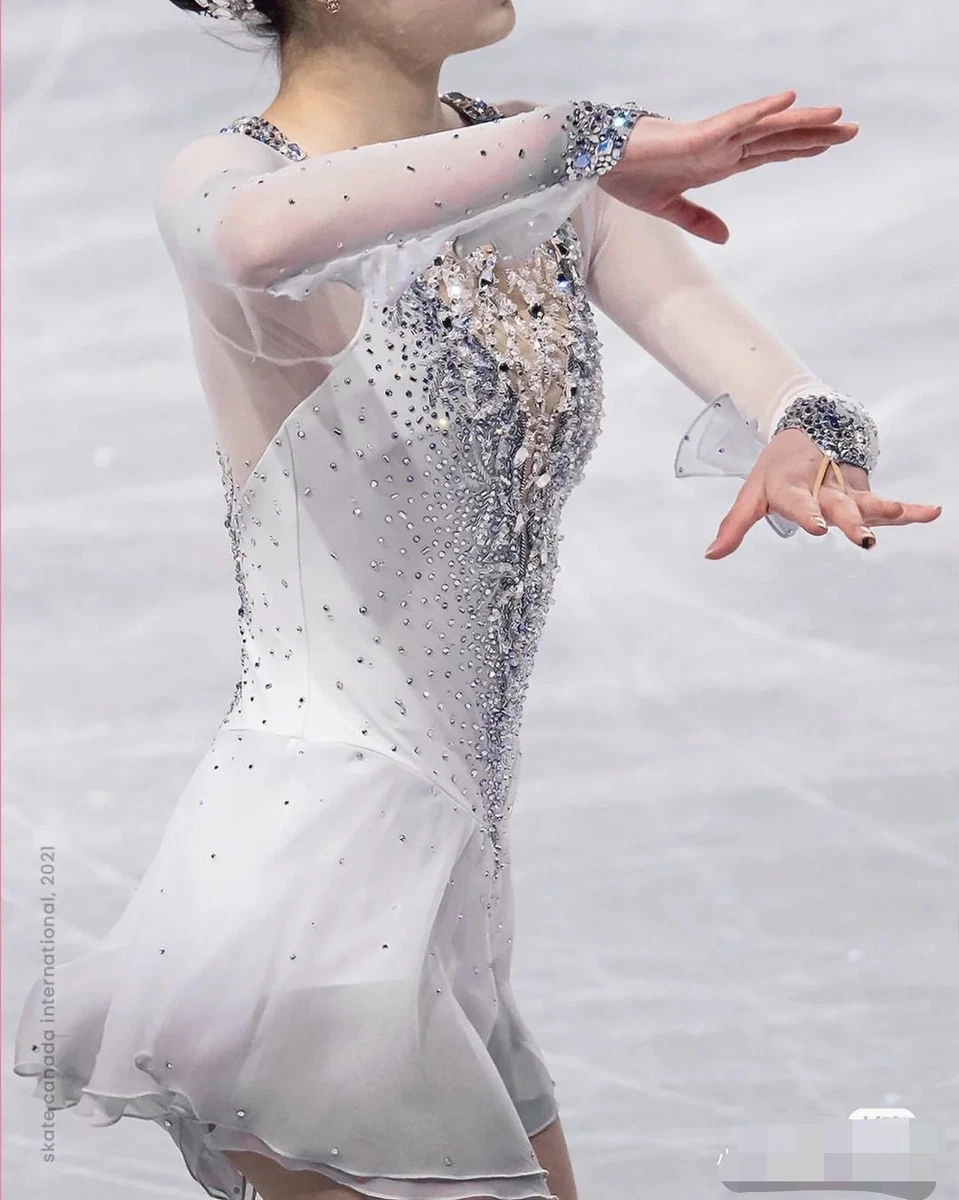 White ice store skating dress