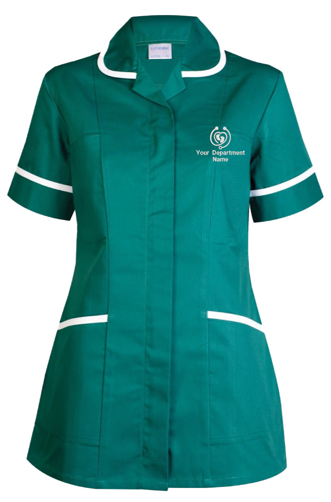 Disfraz Personalizado Bordado Mujer Túnica Departament Nombre Heart Doctor Nurse