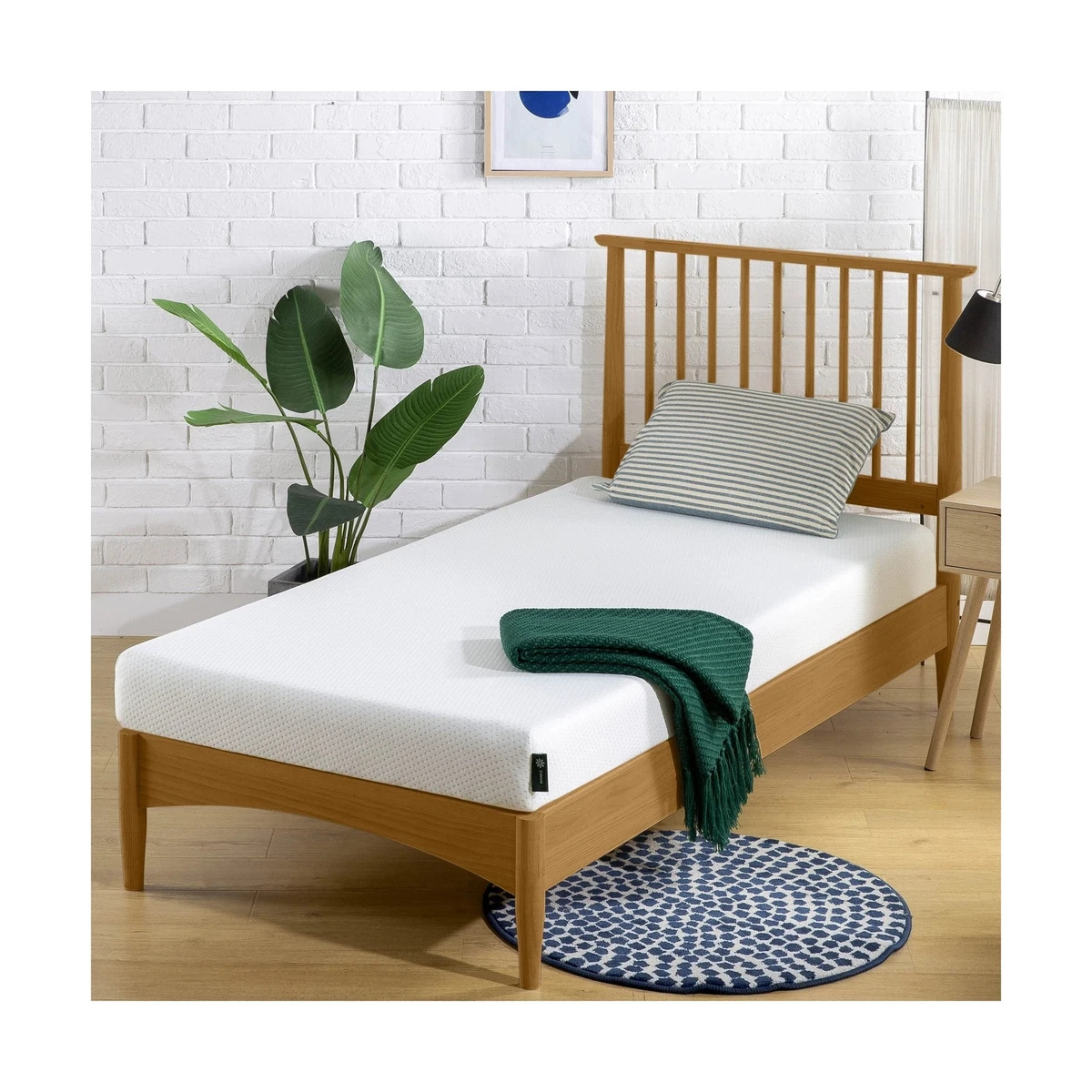 ZINUS 5 Inch Youth Memory Foam Mattress Kids Room Bunk Bed