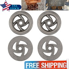 4Pcs Mining Ore Car Small Track Mine Cart Wheel Cast Iron 7 1/4 Diameter For LG