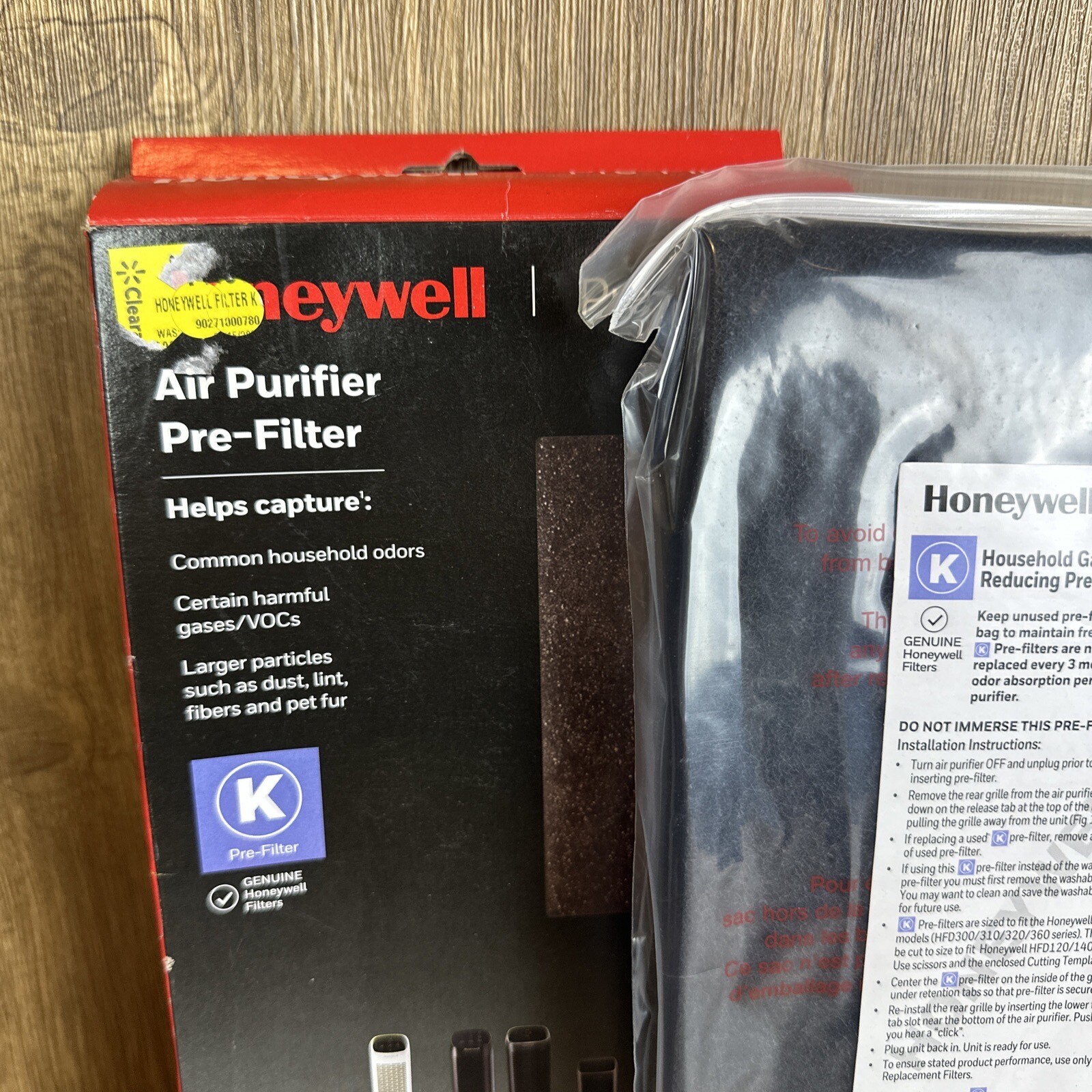 Honeywell K Pre-Filters (2 Pack) New Air Purifier HRF-K2 Free Shipping