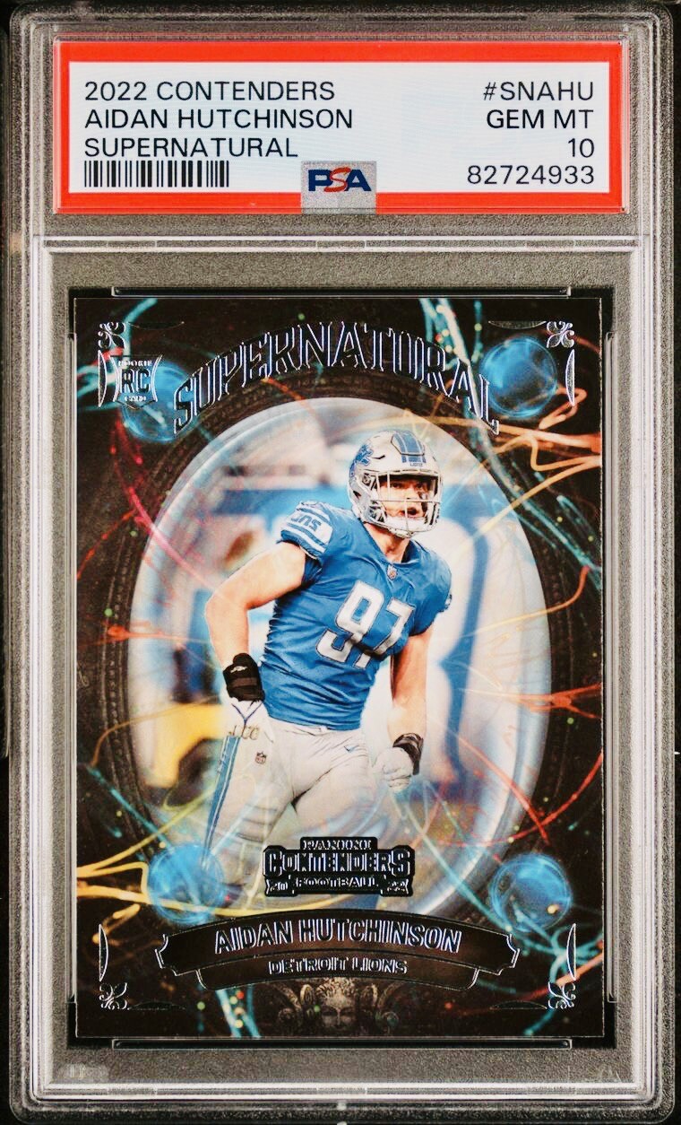 Aidan Hutchinson Panini Contenders Supernatural #SNAHU Base