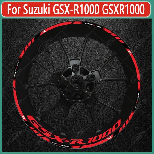 17inch Rim Wheel Decal Sticker Reflective Waterproof For Suzuki GSX-R1000 NEW - Picture 5 of 28