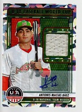 2023 USA Stars & Stripes  WC Mexico Auto Prime #U18-AMB Antonis Macias Baez 9/23