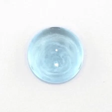 SKY BLUE TOPAZ 10 MM ROUND CUT CABOCHON ALL NATURAL F-5045