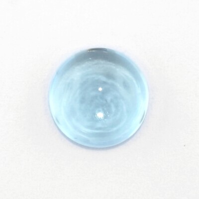 SKY BLUE TOPAZ 10 MM ROUND CUT CABOCHON ALL NATURAL F-5045