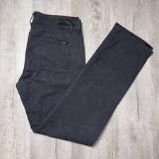 Hudson Men's Lou Tuxedo Pants Black Size 33 x33 Made in USA Y2K