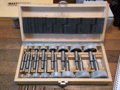 NEW DRILLMASTER 15 PIECE FORSTNER 1 4 IN - 2 1 8 IN HOLE NEW DRILLMASTER 15 PIECE FORSTNER 1 4 IN - 2 1 8 IN HOLE