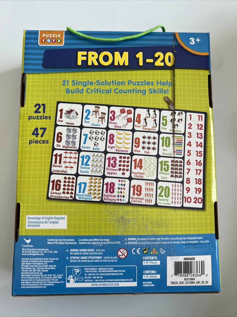 Puzzle Tots From 1 20 Learning 21 puzzles | eBay