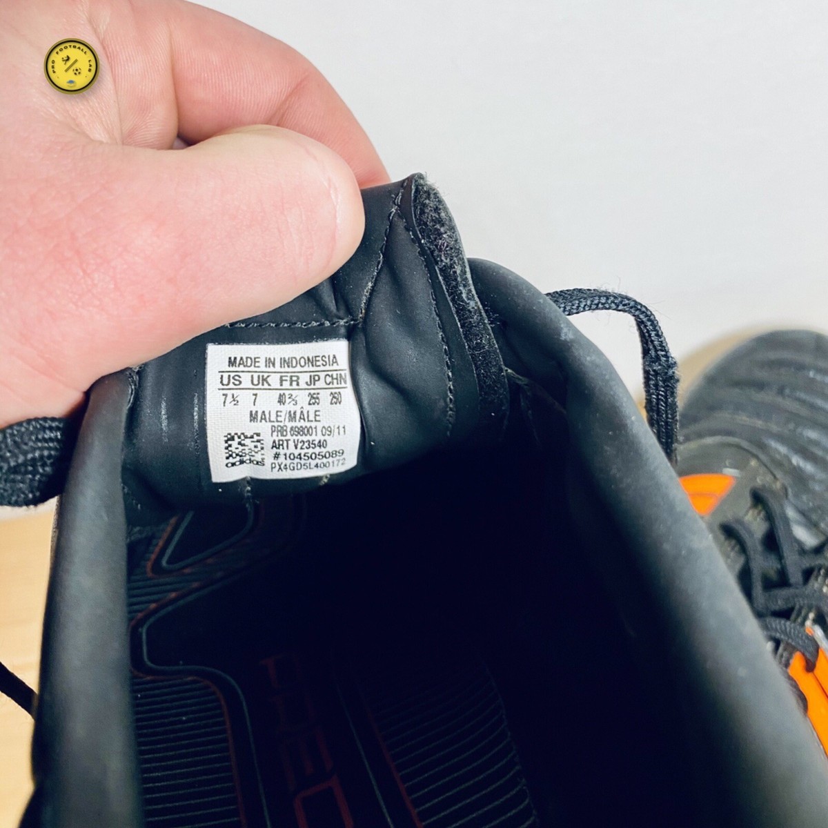 Adidas Predator TRX SG Black US7.5 UK7 EUR40.5 Traxion