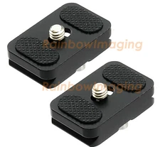 (2 Pcs ) 25mm Arca-Swiss Type Quick Release Plate Sony Nikon Panasonic Camera