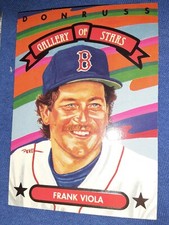 1992 DONRUSS Gallery of Stars Frank Viola #GS-6 Boston Red Sox MVP HOF MLB