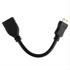 Premium Gold Plated HDMI Cable Extender Mini Male to Female Cord 1080P 15cm US