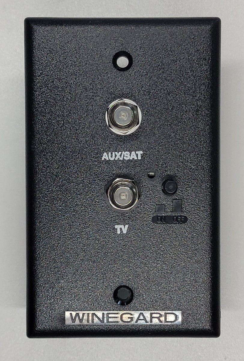 RV Accessories RV Cable TV Plate - Coaxial Connector Replacement In Black Or White Black Coaxial Plate - Foto 8