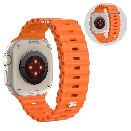 Per Apple Watch Ultra 49 mm serie 8 76543 cinturini di ricambio cinturino oceano silicone nuovi - Foto 9 di 38