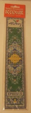 KESKIN COLOR Turkish Woven BOOKMARK featuring Mini Carpet Pattern!! New!!