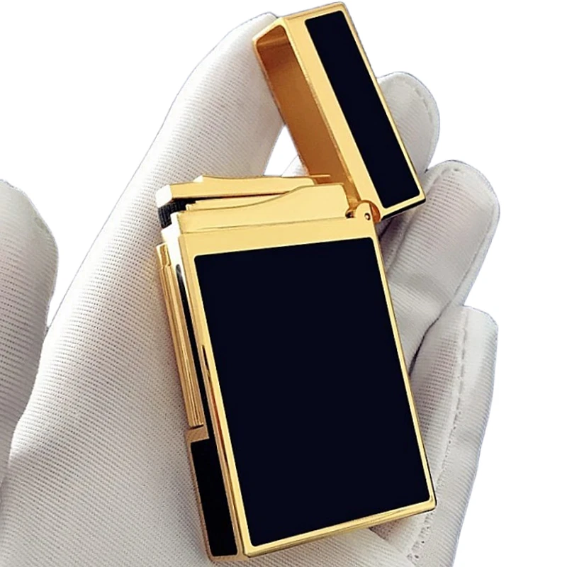 For Memorial S.T Dupont Lighter PING Sound Gas Refillable Brushed/GIFT UC-A33 - Immagine 3 di 4