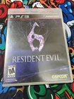 Resident Evil 6 (PS3, 2012) Complete With Manuals Great Condition