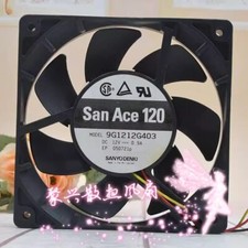 Sanyo 9G1212G403 DC12V 0.9A 12cm 12025 3-Wire Cooling Fan