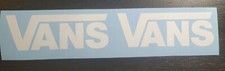 2 Vans Logo Shoes Skater vinyl decals Windows Cars Trucks Laptops Lockers Etc.