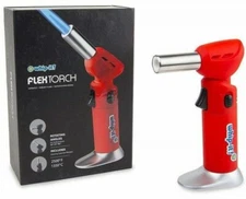 Whip-It Flex Torch - Red - Rotating Nozzle - Carrying Case - Recipe Booklet USA