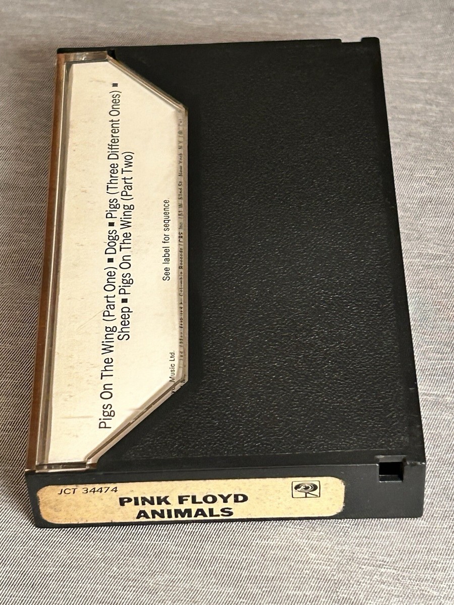 PINK FLOYD ANIMALS Orig 1977 Columbia JCT34474 CASSETTE TAPE
