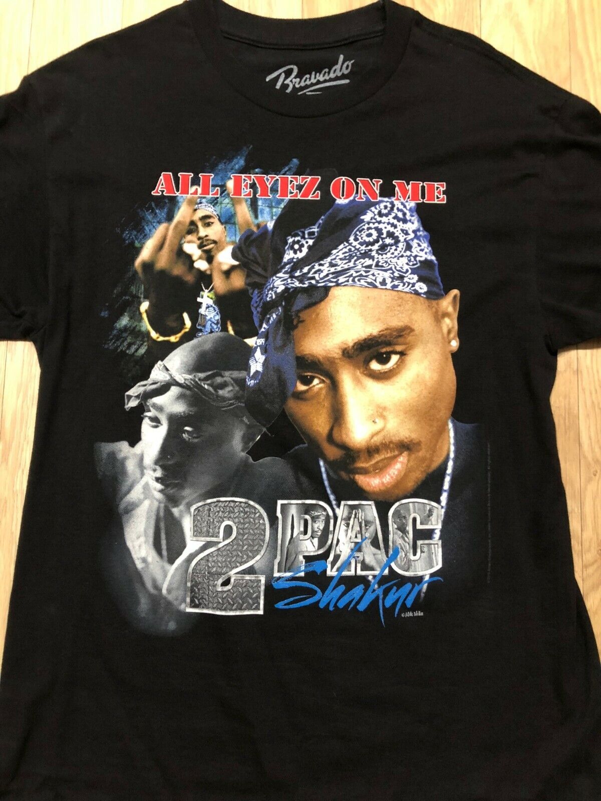 (Rare Vintage Style) 2PAC TUPAC Shirt L / Wu Tang Clan Nas Eminem Snoop  Dogg NWA