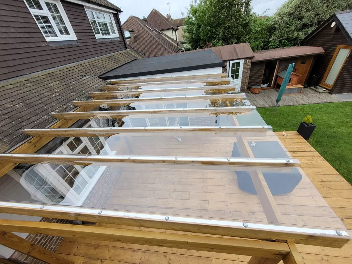 Clear Polycarbonate Roof