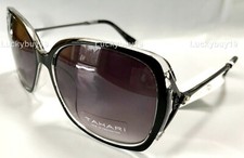 NWT TAHARI TH 724 Black Authentic Women Sunglasses Gift idea /774/ New