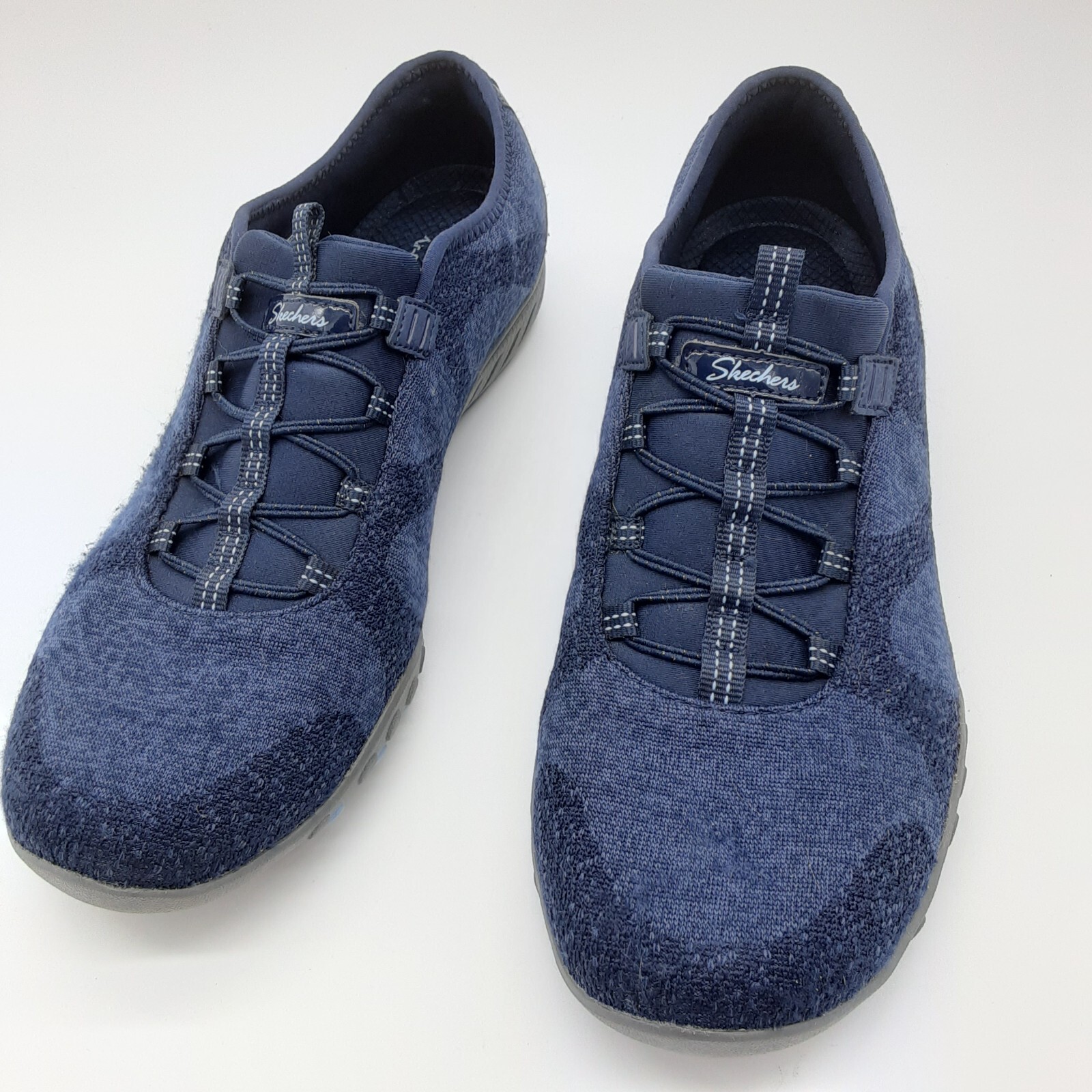 Skechers Womens Breathe Easy 23855 Black Casual Shoes Sneakers Size 7