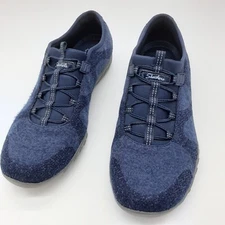 Skechers Womens Breathe Easy 23855 Black Casual Shoes Sneakers Size 7