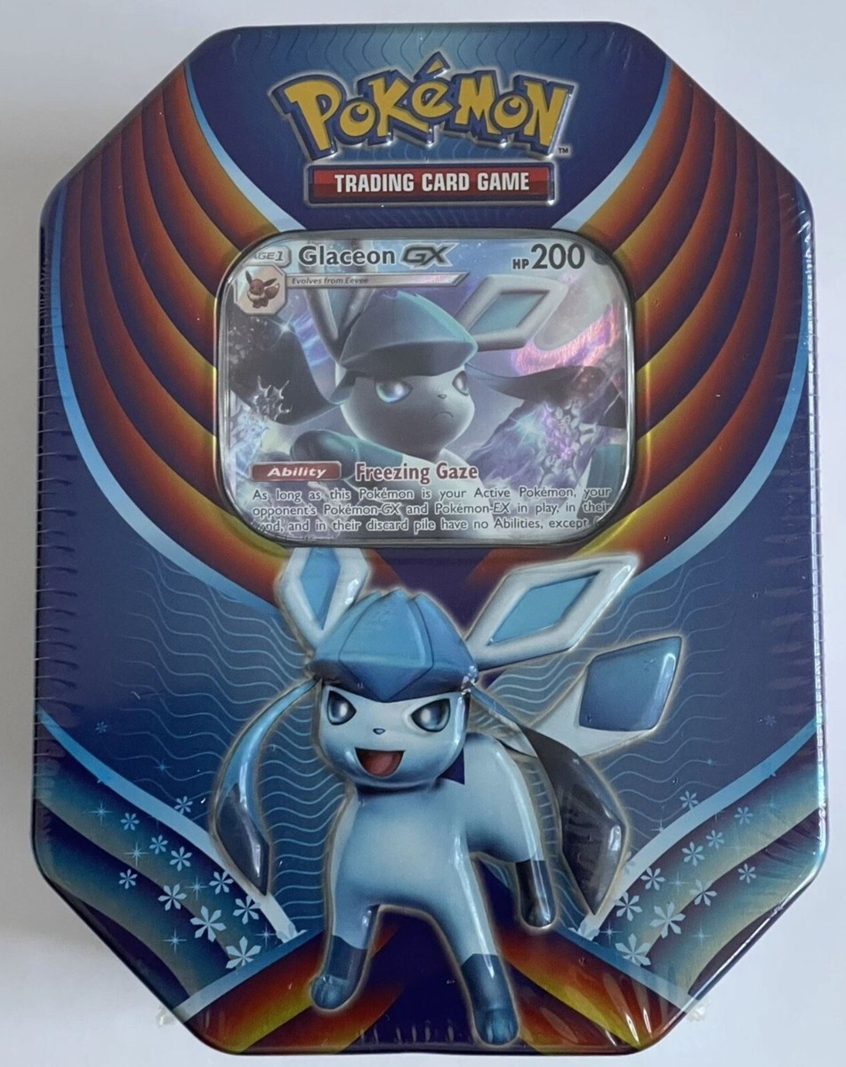 pokmon trading card game evolution celebration tin Sylveon-GX Collectors Glaceon GX Pokemon Evolution Celebrations
