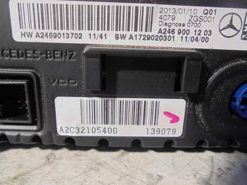A2469013702 Sistema Navegacion Gps para MERCEDES-BENZ CLASE A (BM 176) 1119563 - Imagen 3 de 8