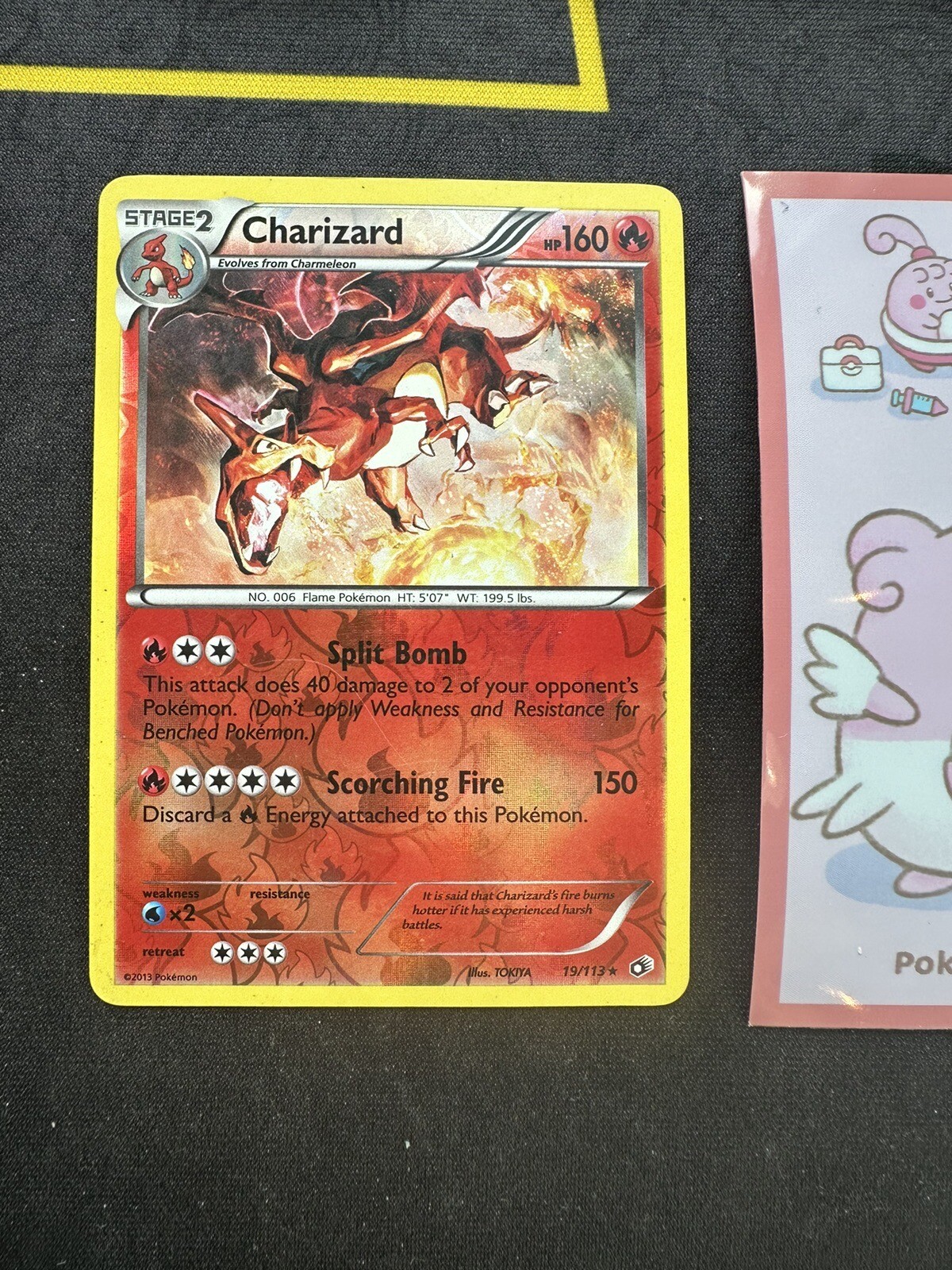 Pokémon Card Charizard 19/113 Reverse Holo Rare Legendary Treasures 249💎NM💎