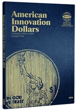 Whitman Coin Folder 4908 Innovation Dollar #1 2018-2023 P&D  Album/Book  $1