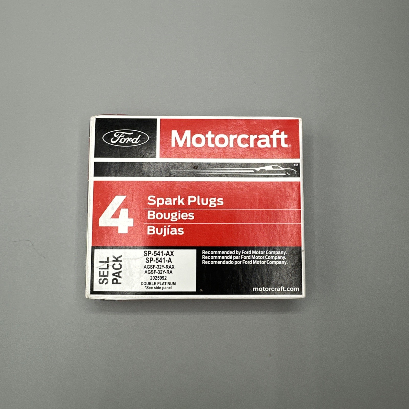OEM Motorcraft SP541AX AGSF32YR Spark Plug Set 4 For Ford Mazda Mercury Lincoln